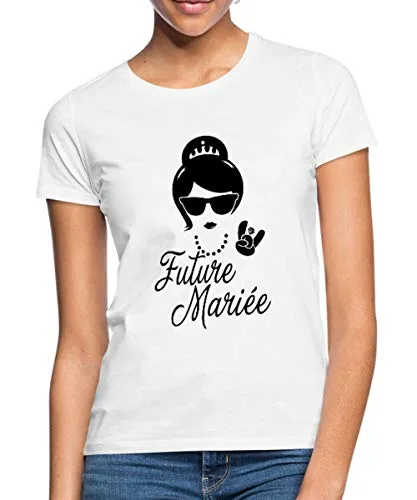 Spreadshirt® EVJF Future Mariée Princesse T-Shirt Femme